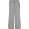 Cotton Cashmere Wide Leg Pant in Uniform