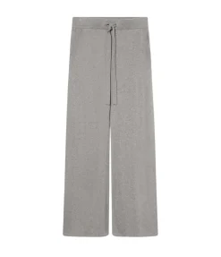 Cotton Cashmere Wide Leg Pant in Uniform