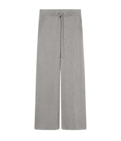 Cotton Cashmere Wide Leg Pant in Uniform