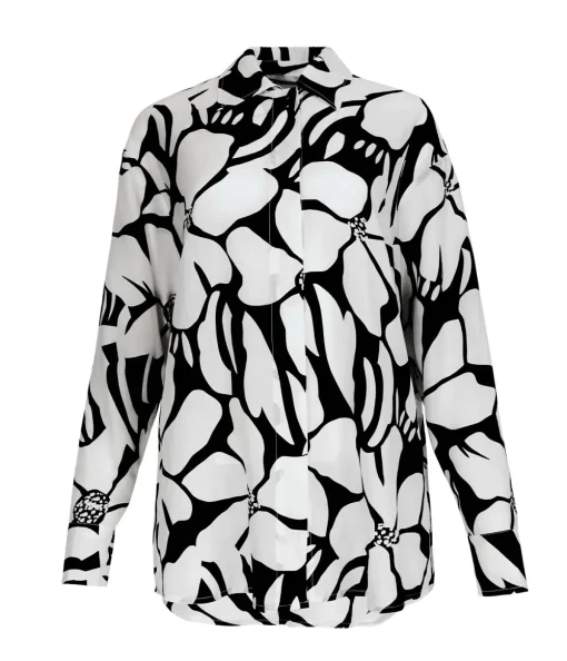 Cotton Silk Shirt in Magnolia