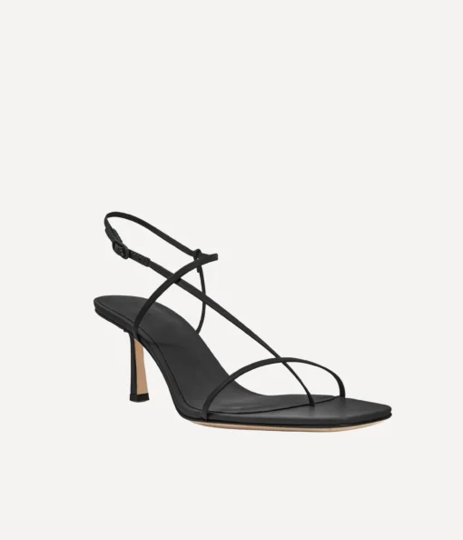 Cross Front Heel in Black