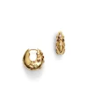 Crystal Bay Hoop Gold