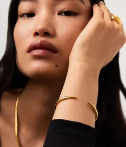 18ct Gold Vermeil Claw Clove Cuff