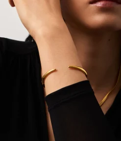 18ct Gold Vermeil Claw Clove Cuff