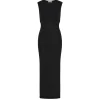 Cupro Jersey Drape Dress in Black