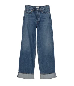 Dame High Rise Wide Leg Jean in Control