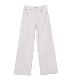 Dame High Rise Wide Leg Jean in Fortune Cookie