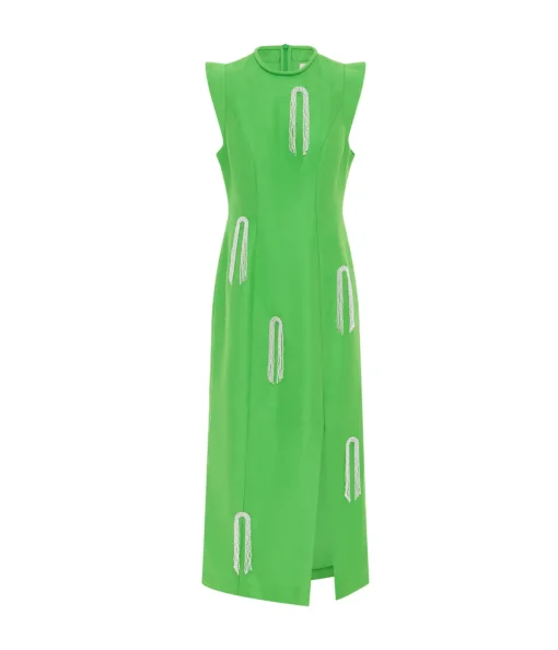 Dazzle Midi Dress in Green
