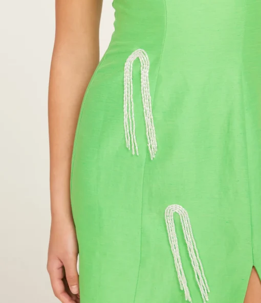 Dazzle Midi Dress in Green