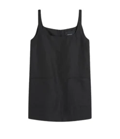 Delphi A-line Mini Dress in Black