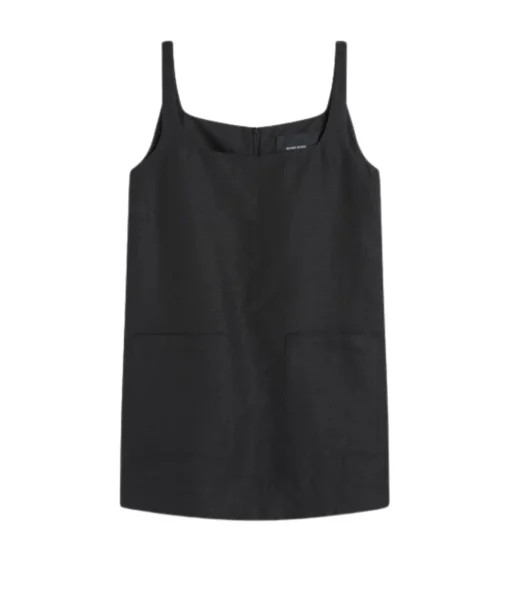 Delphi A-line Mini Dress in Black
