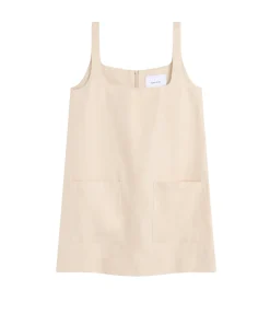 Delphi A-Line Mini Dress in Sand