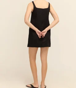Delphi A-line Mini Dress in Black