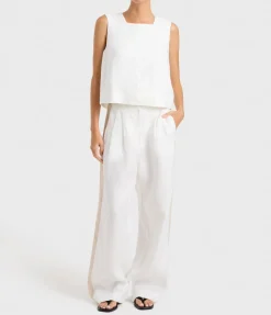 Delphi Square Neck Bodice in White