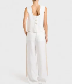 Delphi Square Neck Bodice in White
