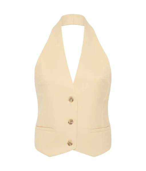 Delphi Waistcoat in Butter