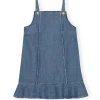 Denim Mini Dress in Tint Wash