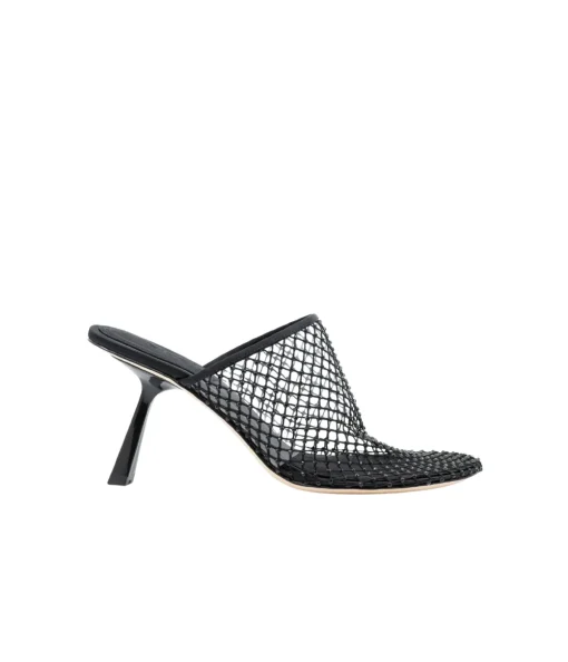 Dolly Mesh Mule in Black