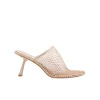 Dolly Mesh Mule in Nude