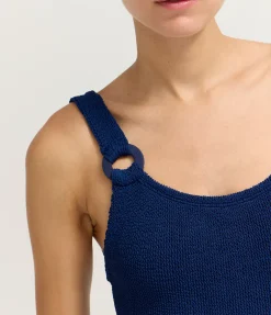 Domino Swimsuit in Navy