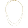 Double Chain Necklace in Gold