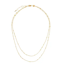 Double Chain Necklace in Gold