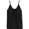 Double V Dress in Black