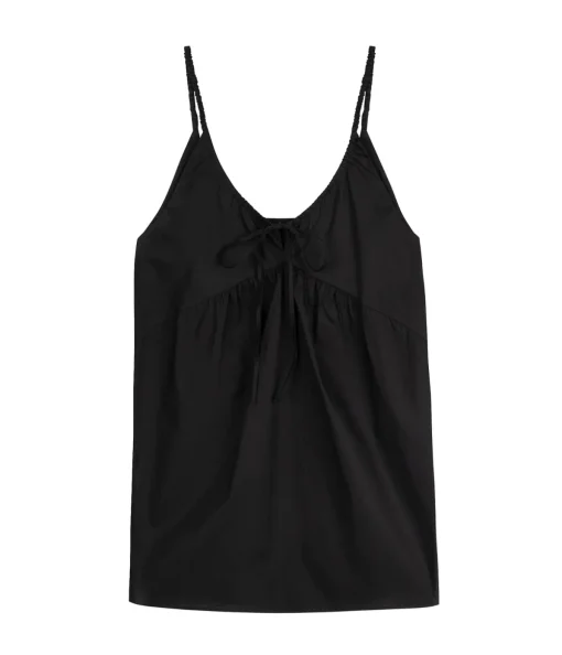 Double V Dress in Black