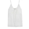 Double V Dress in White