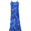 Dulcia Maxi Dress in Looking Glass Blue