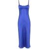 Electric Blue Waterlily Midi Dress in Blue