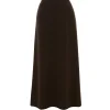Elin Knitted Skirt in Wood