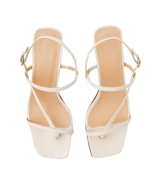 Elise Nappa Heel in Creamy