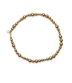 Elly Beaded Necklace in Gold