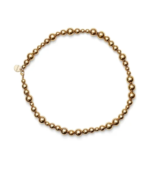 Elly Beaded Necklace in Gold