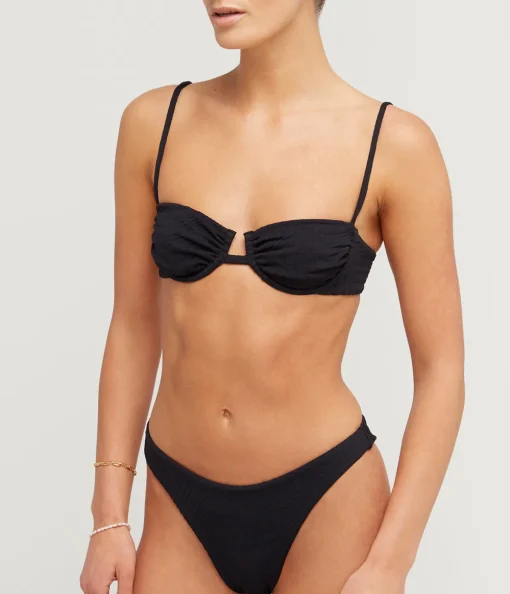 Elvis Bikini Bottom in Black