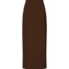 Emma Pencil Skirt in Chocolate