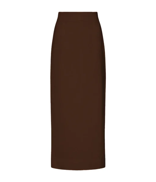 Emma Pencil Skirt in Chocolate