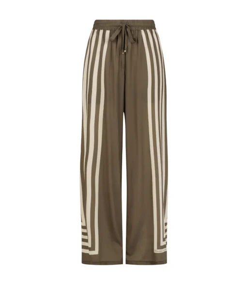 Empress Pant in Moss Stripe