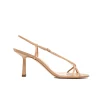 Entwined Strappy Heel in Beige
