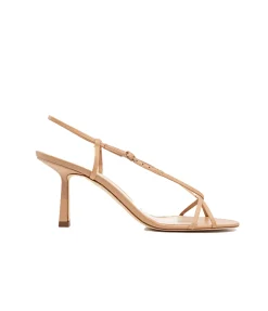 Entwined Strappy Heel in Beige