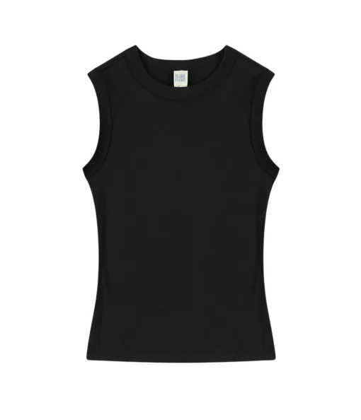 Esme High Neck Tank in Black