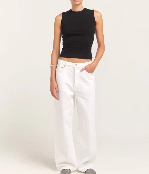 Esme High Neck Tank in Black