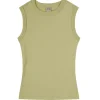 Esme High Neck Tank in Khaki
