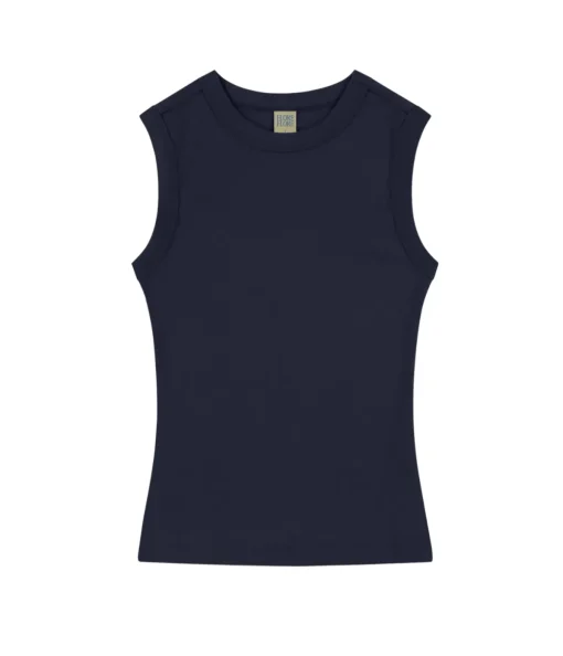 Esme High Neck Tank in Navy