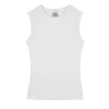 Esme High Neck Tank in White