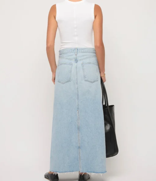 Esme High Neck Tank in White