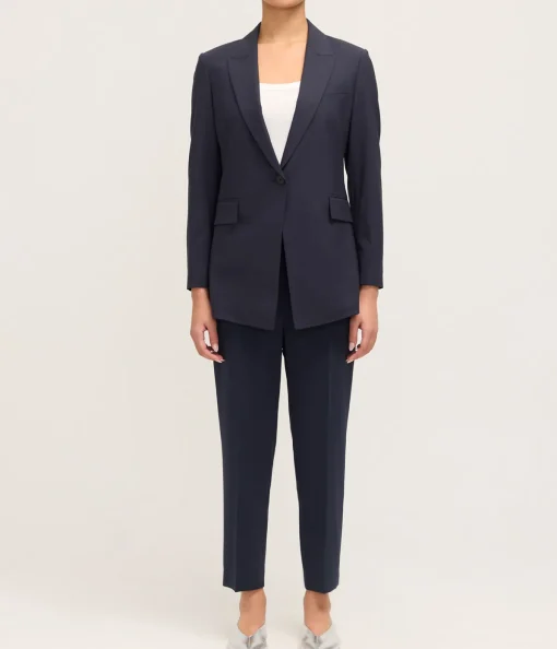 Etiennette Wool Blazer in Nocturne Navy