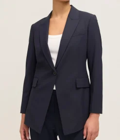 Etiennette Wool Blazer in Nocturne Navy