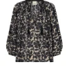 Euthenia Blouse in Clover Print